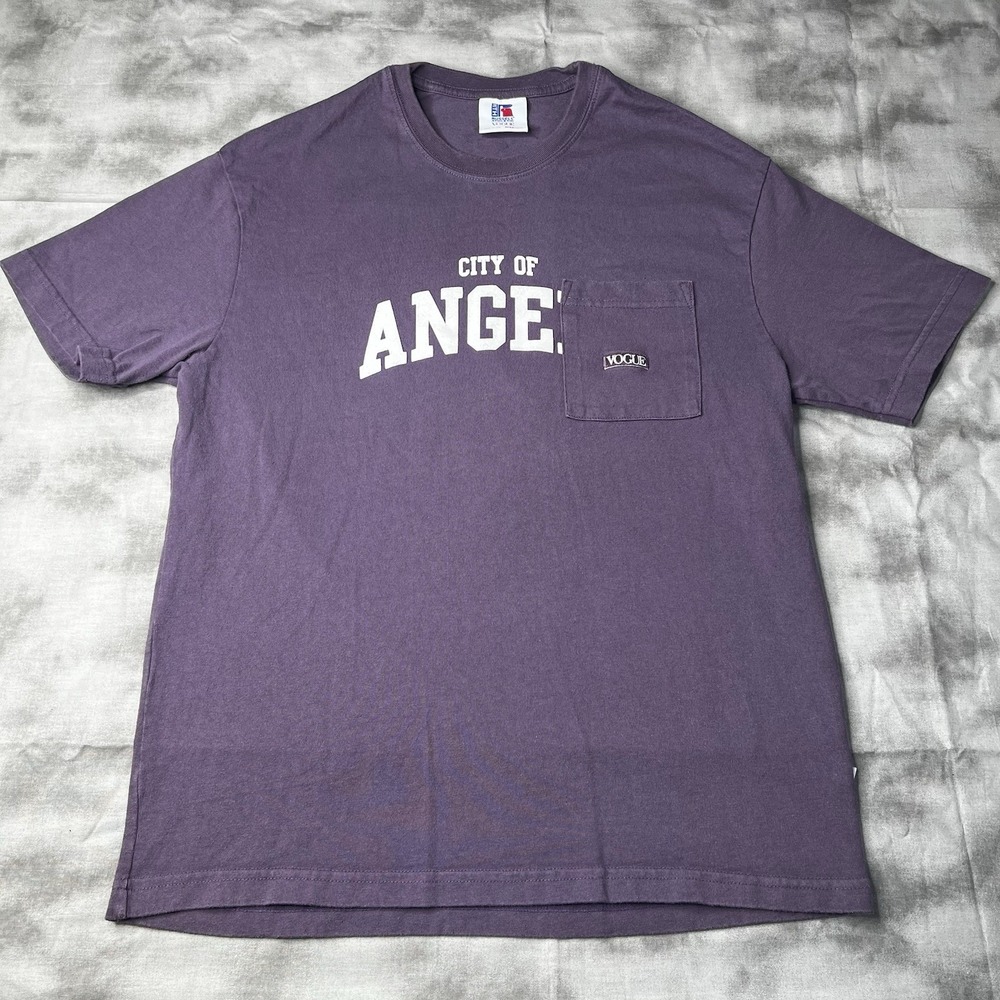 Kith Shirt Size Medium Vogue And Russell Athletic Collab LA Tee City Of Angels